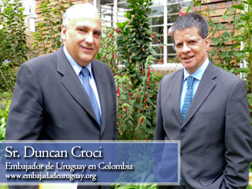 Duncan Croci, embajador de uruguay en Colombia