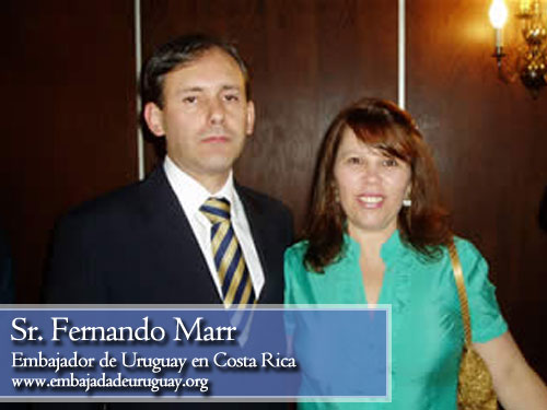 Fernando Marr, embajador de Uruguay en Costa rica