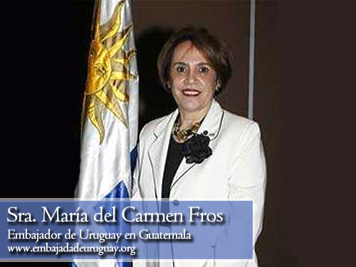 maria del carmen fros doninelli, embajadora de Uruguay en Guatemala