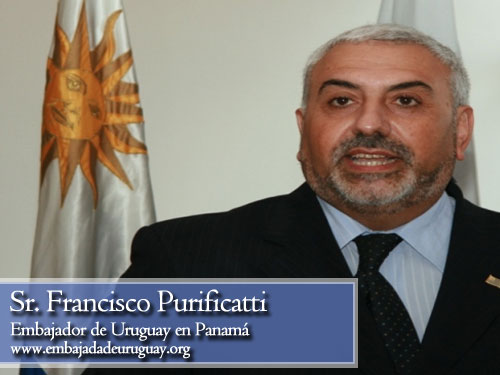 Fancisco purificatti, embajador de uruguay en panama