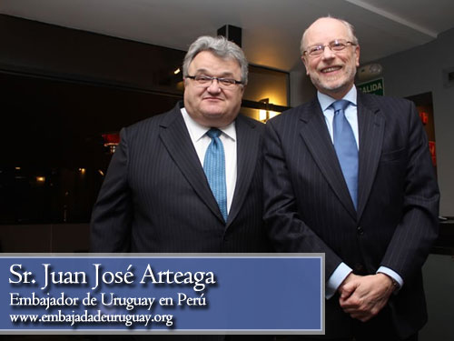 Juan Jose Arteaga, embajador de uruguay en peru